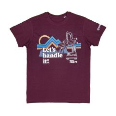FUCHS T-Shirt "MHL 434" burgundy