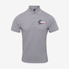 MDS Polo Shirt silber