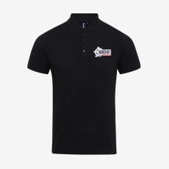 MDS Polo Shirt schwarz
